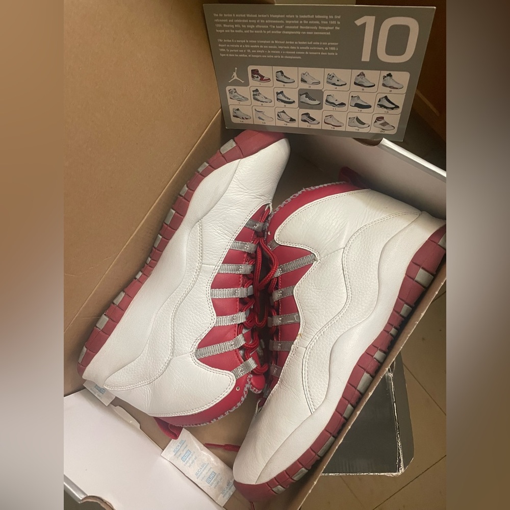 Air Jordan 10 Retro ‘Red Steel’ 2005 🔴⛓